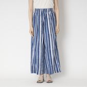 Kilka×kapuwa/風が通るカディーコットンパンツ STRIPE